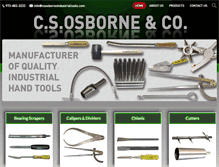 Tablet Screenshot of csosborneindustrialtools.com